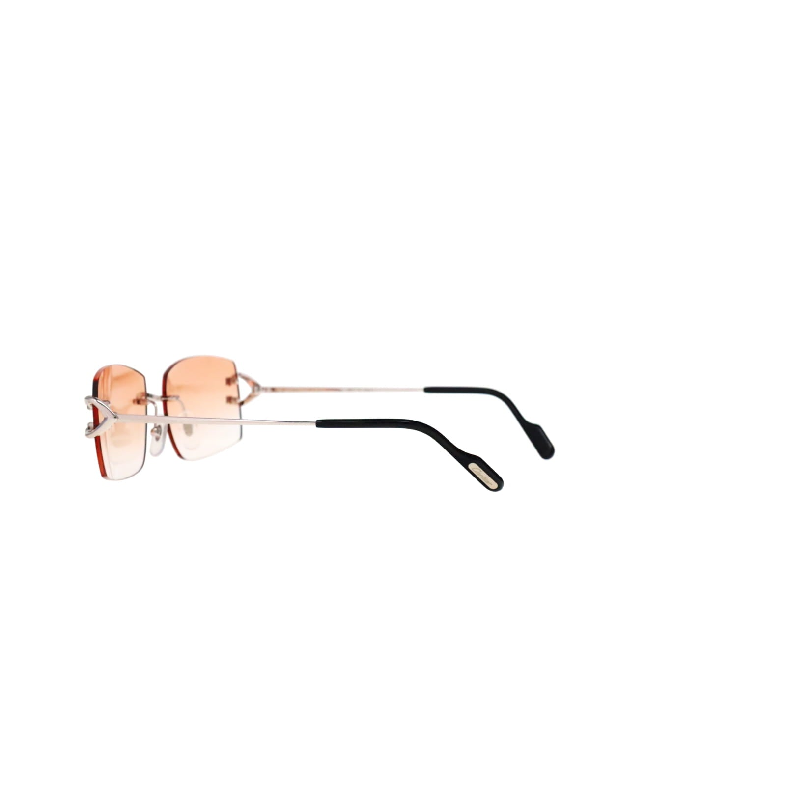 Cartier Custom Vintage Double C Brooklyn Platinum Sunglasses by MEG