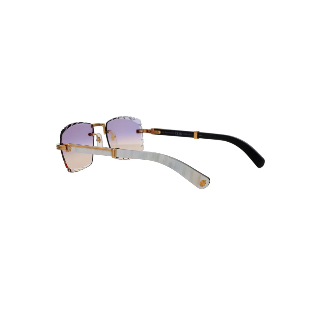 Cartier Custom Première de Cartier White Sunglasses by MEG