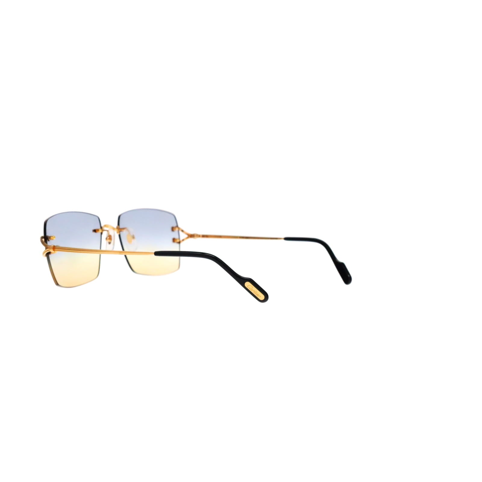 Cartier Custom Double C Godron Gold Mykonos Sunglasses by MEG
