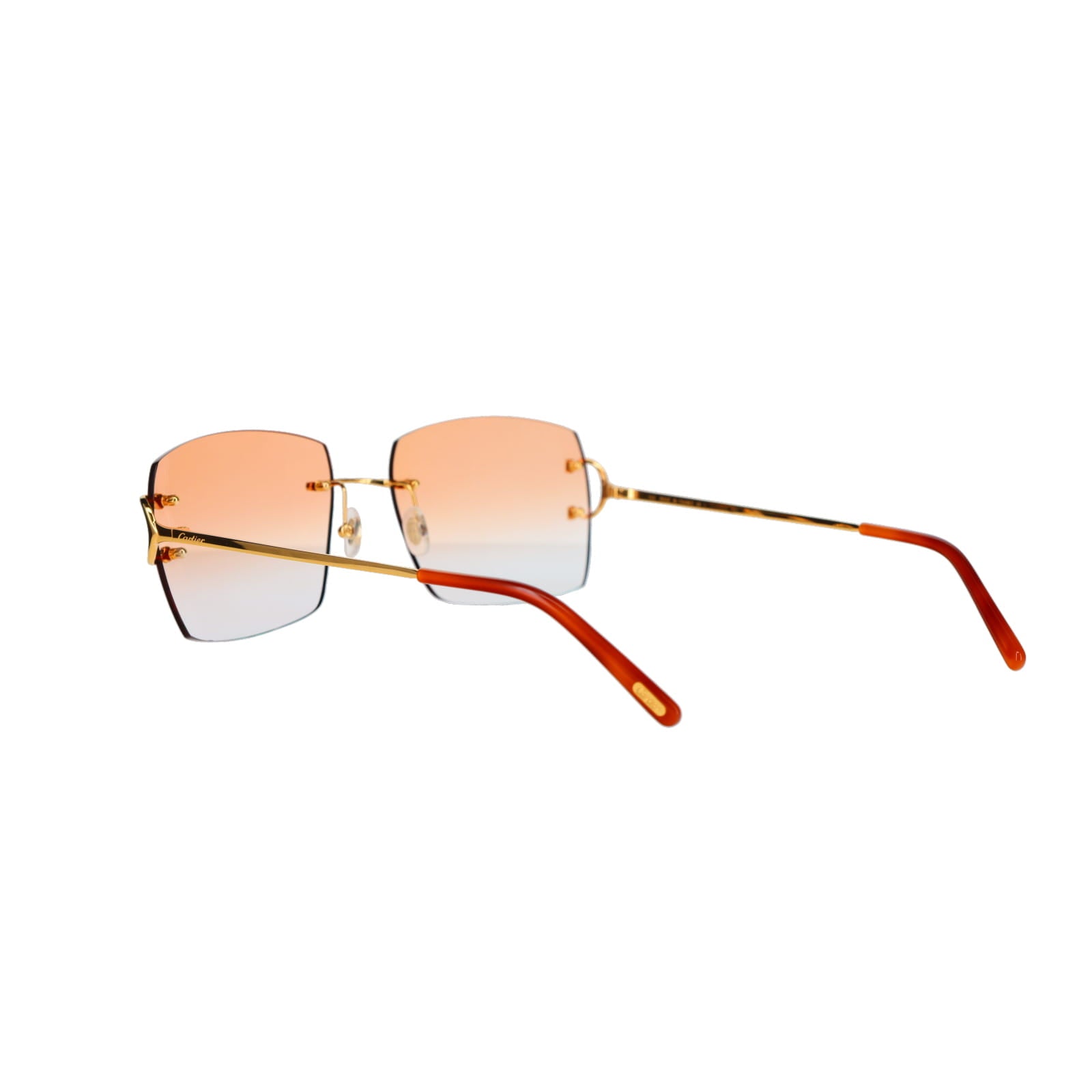 Cartier Custom Double C Mykonos Gold Sunglasses by MEG