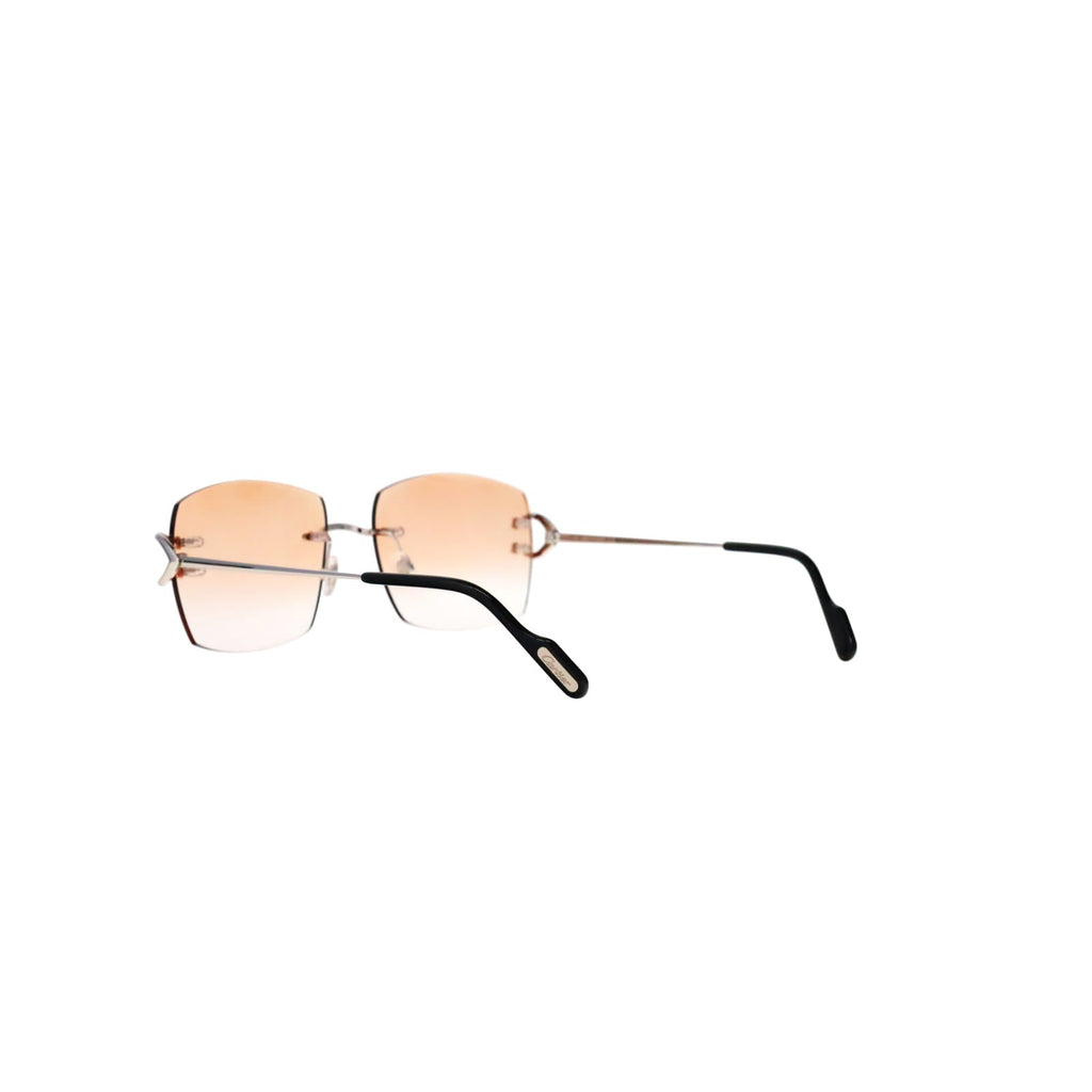 Cartier Custom Vintage Double C Mykonos Platinum Sunglasses by MEG