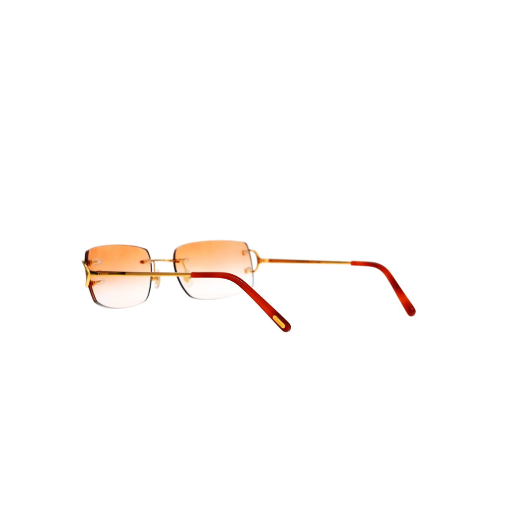 Cartier Custom Double C Brooklyn Gold Sunglasses by MEG