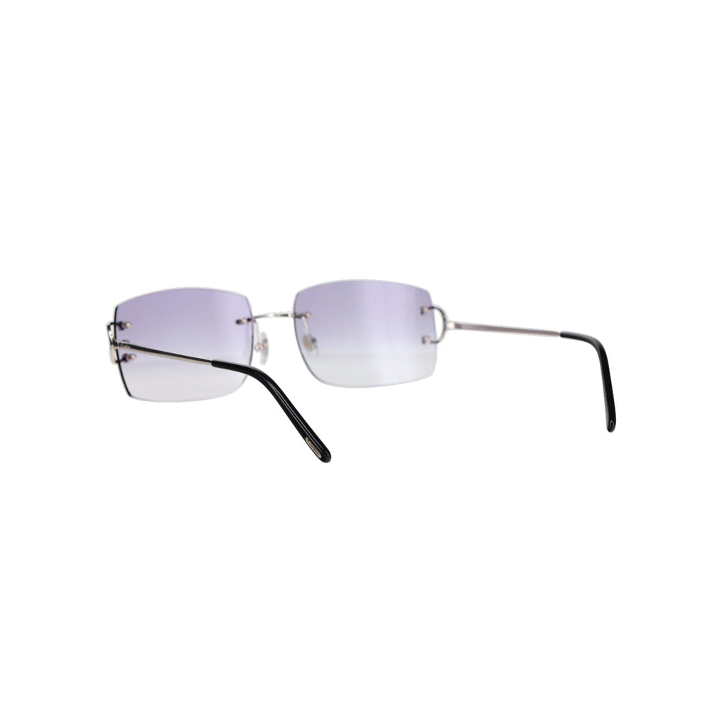 Cartier Custom Double C Brooklyn Platinum Sunglasses by MEG
