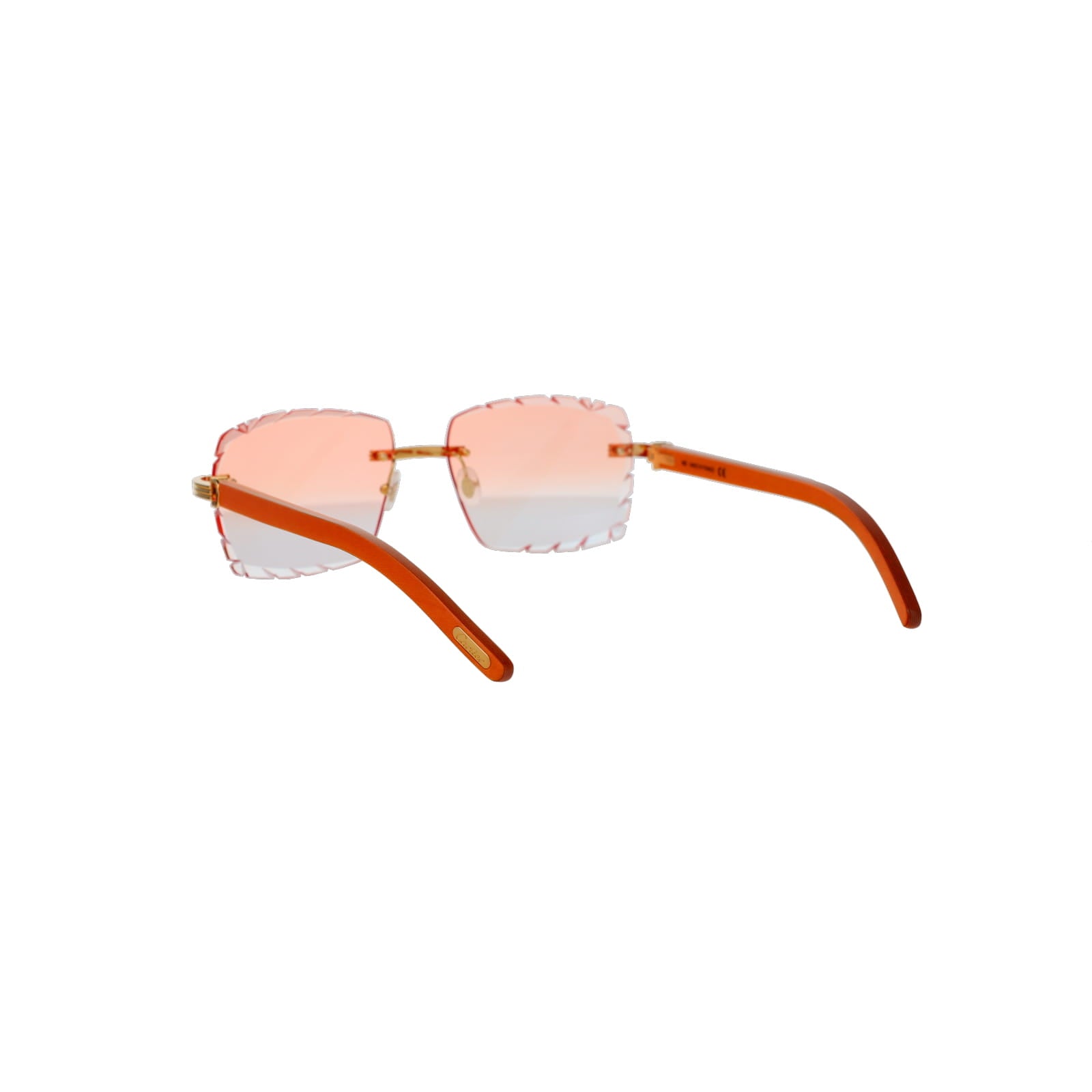 Cartier Custom Première C Horn and Wood Sunglasses by MEG