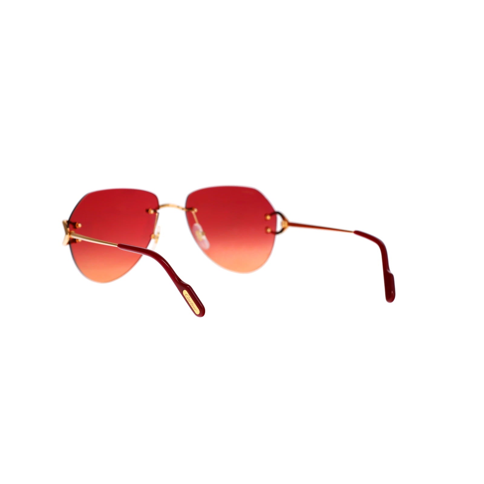 Cartier Custom Vintage Double C Gold Sunglasses by MEG