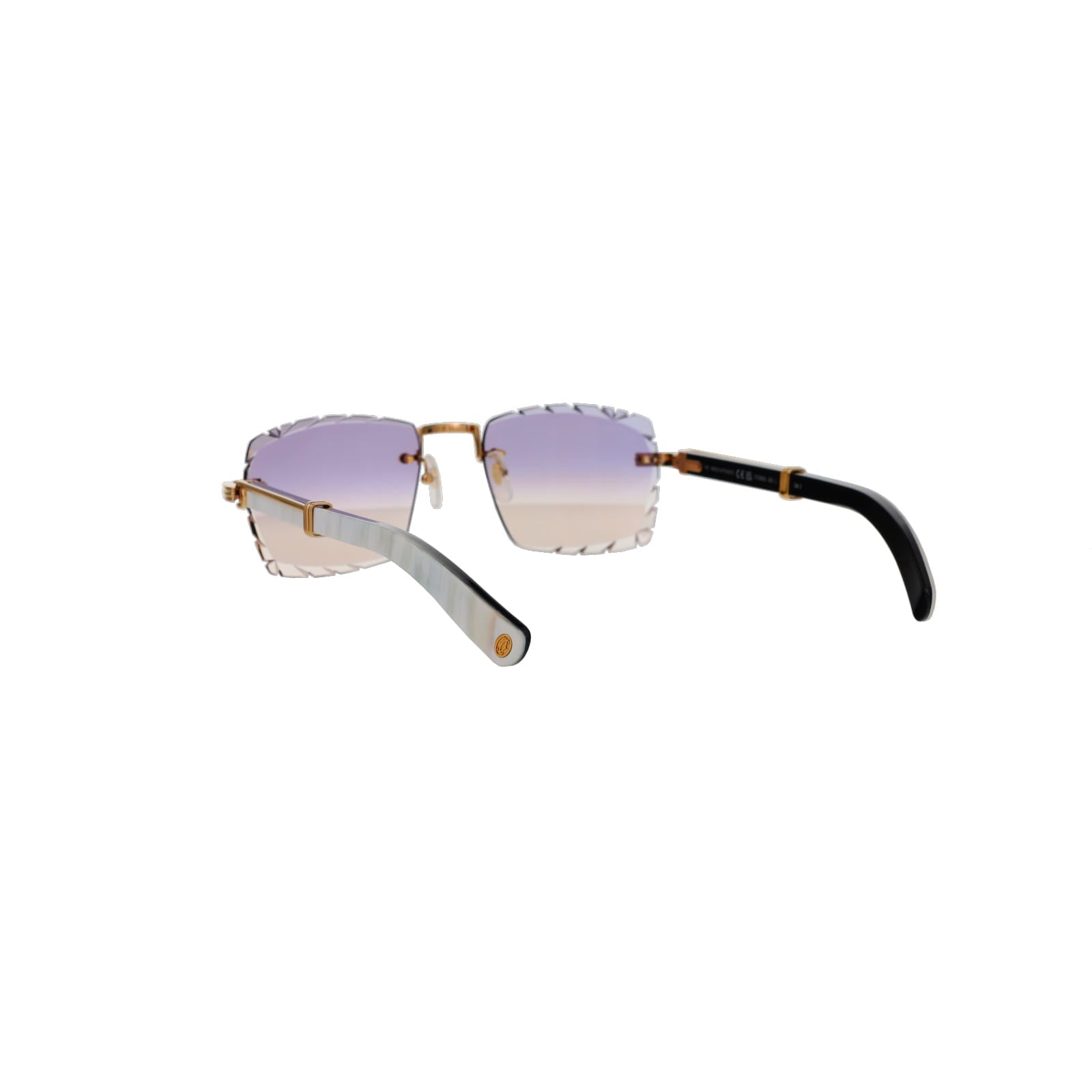 Cartier Custom Première de Cartier White Sunglasses by MEG