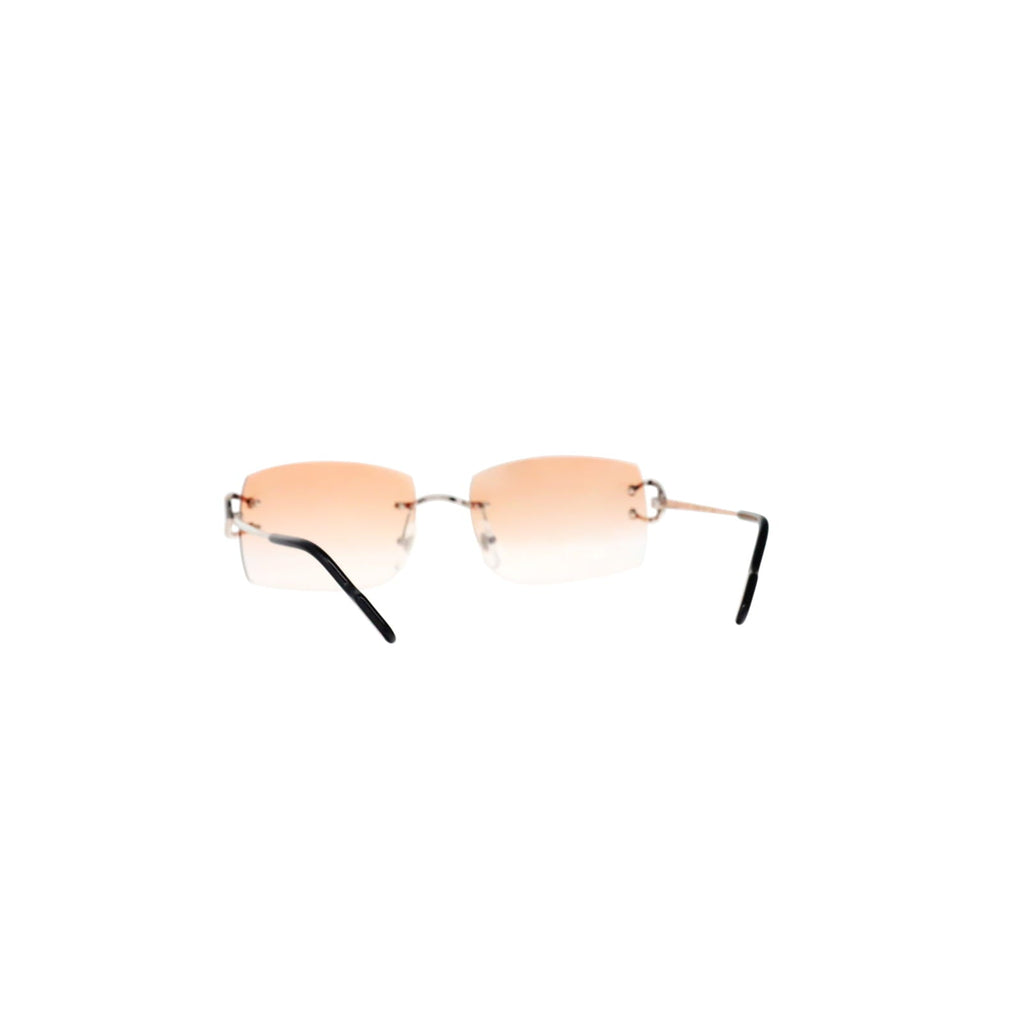 Cartier Custom Vintage Double C Brooklyn Platinum Sunglasses by MEG