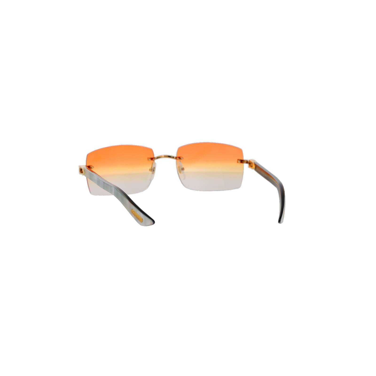 Cartier Custom C Décor White Buffalo Horn Sunglasses by MEG