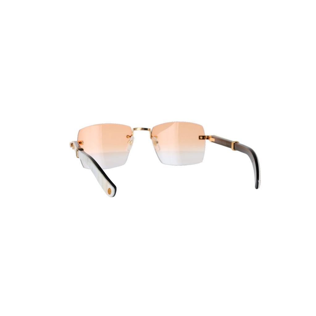 Cartier Custom Première de Cartier White Sunglasses by MEG