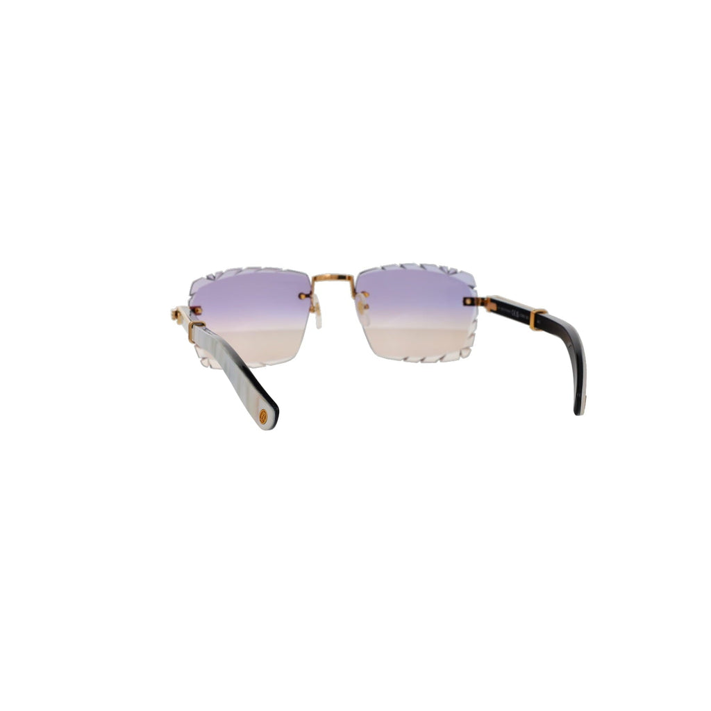 Cartier Custom Première de Cartier White Sunglasses by MEG