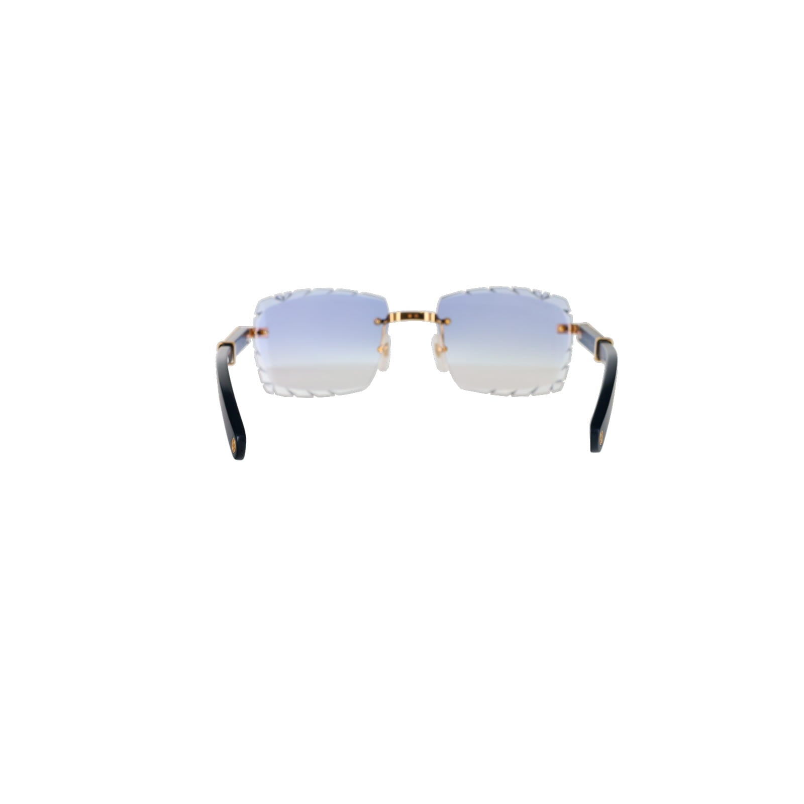 Cartier Custom Première Blue Wood Sunglasses by MEG