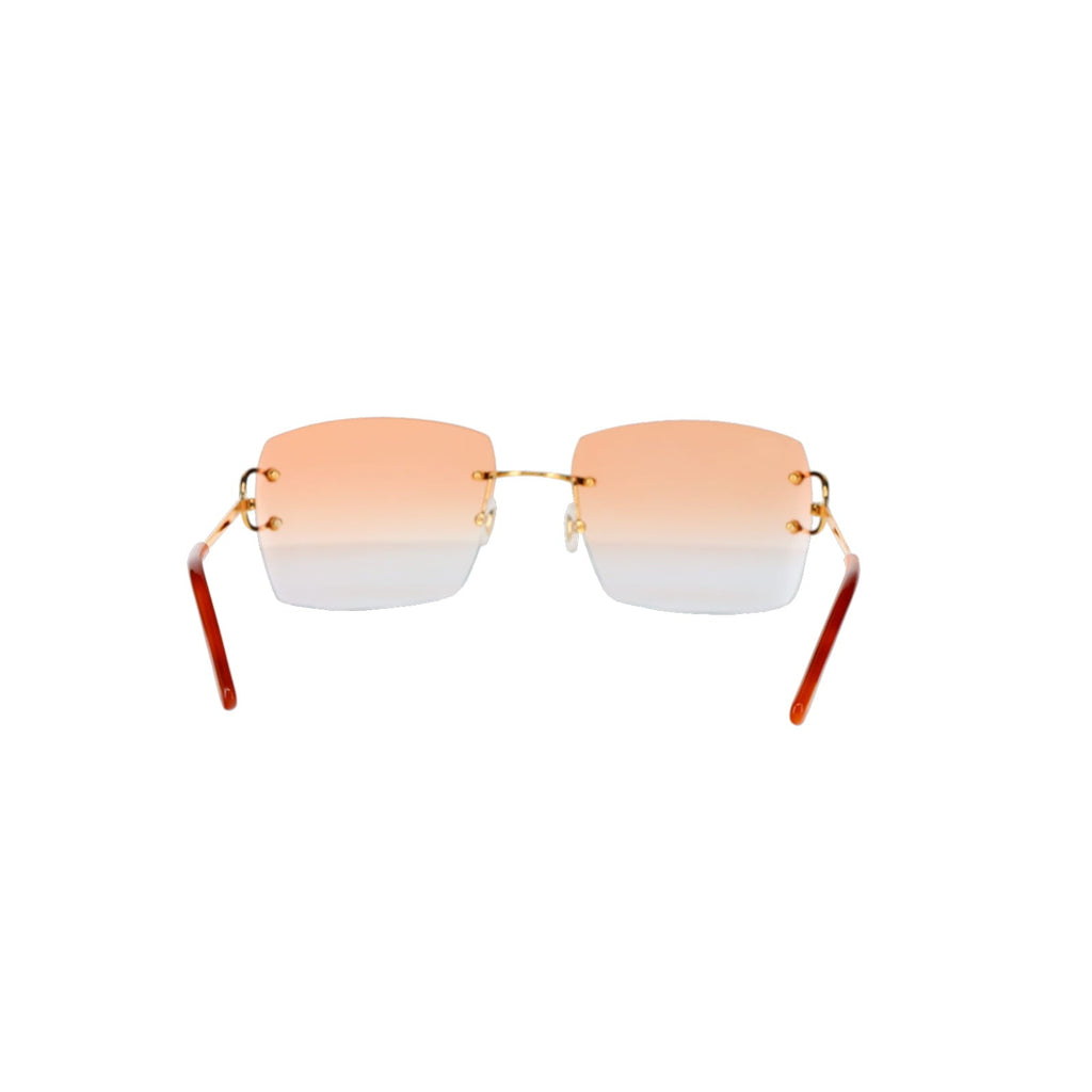 Cartier Custom Double C Mykonos Gold Sunglasses by MEG