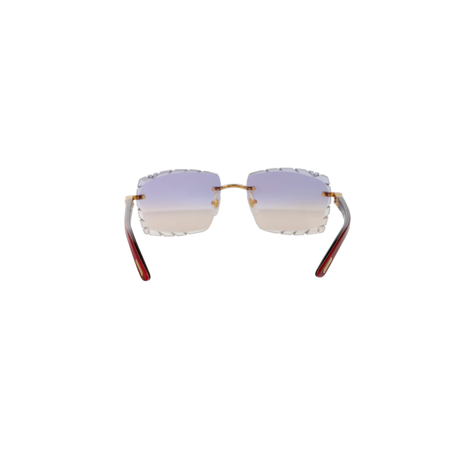 Cartier Custom C Décor Red Buffalo Horn Sunglasses by MEG