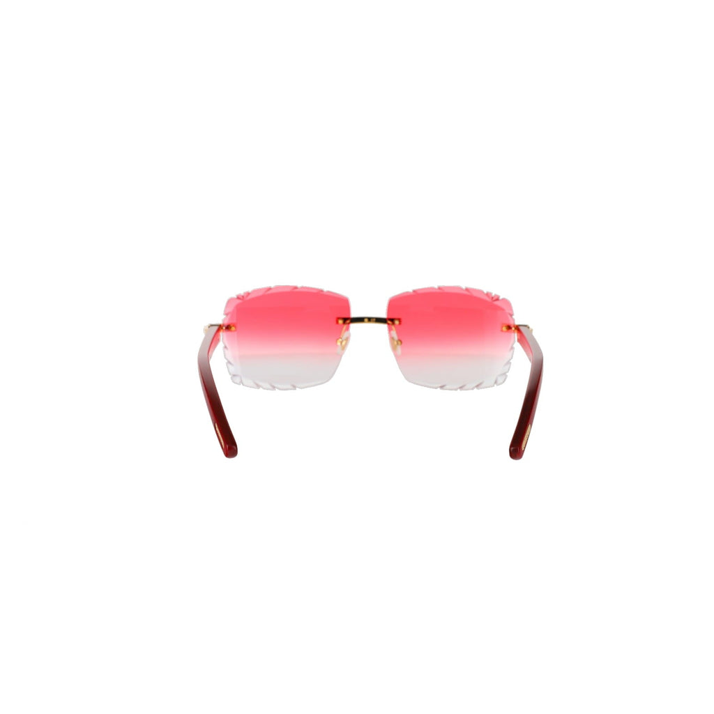 Cartier Custom Première C Horn and Wood Sunglasses by MEG