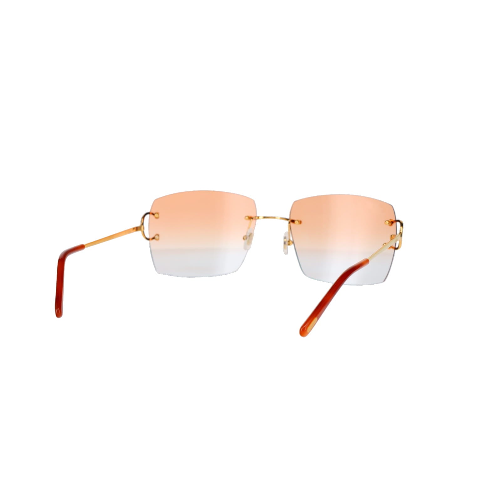 Cartier Custom Double C Mykonos Gold Sunglasses by MEG
