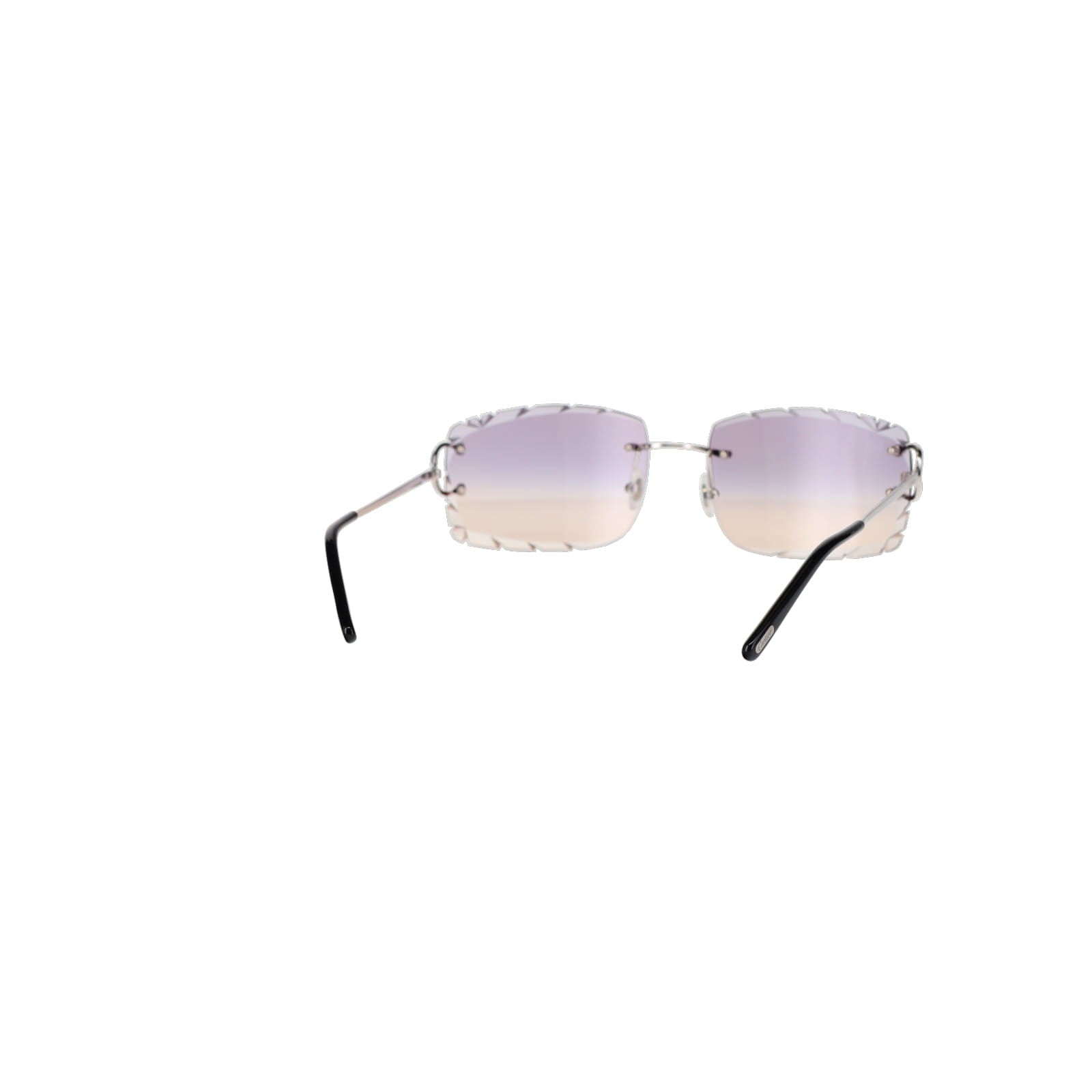Cartier Custom Double C Diamond Cut Brooklyn Platinum Sunglasses by MEG