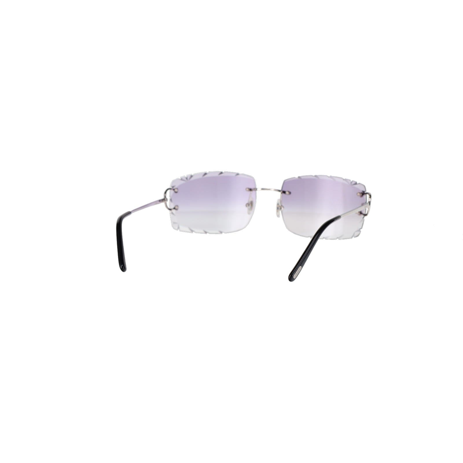 Cartier Custom Double C Diamond Cut Brooklyn Platinum Sunglasses by MEG