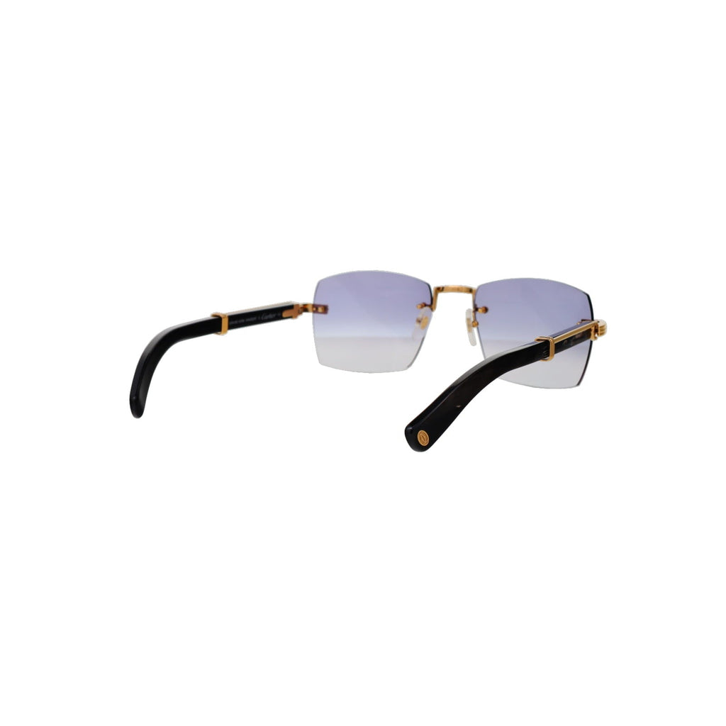 Cartier Custom Première de Cartier Black Sunglasses by MEG