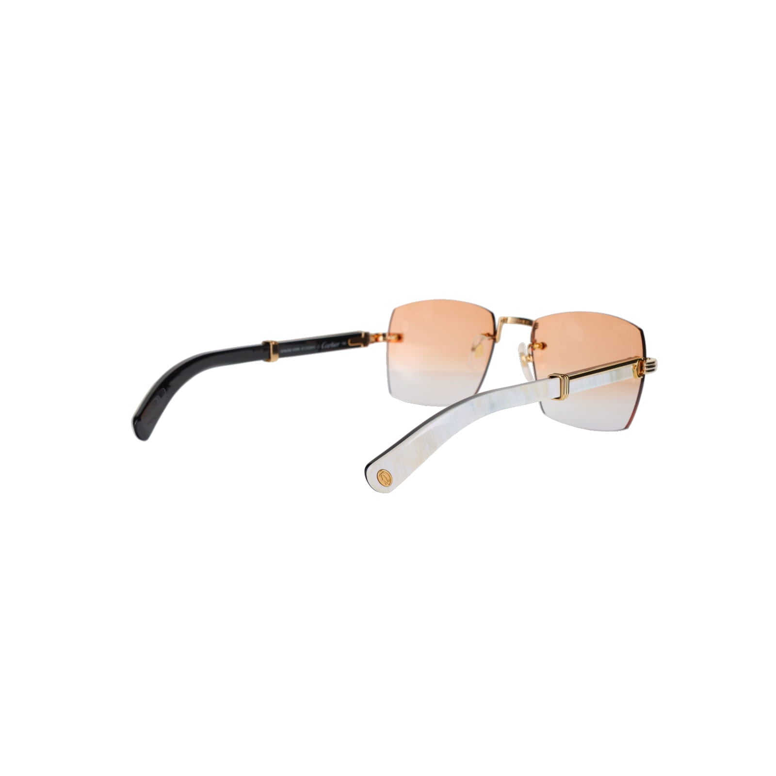 Cartier Custom Première de Cartier White Sunglasses by MEG