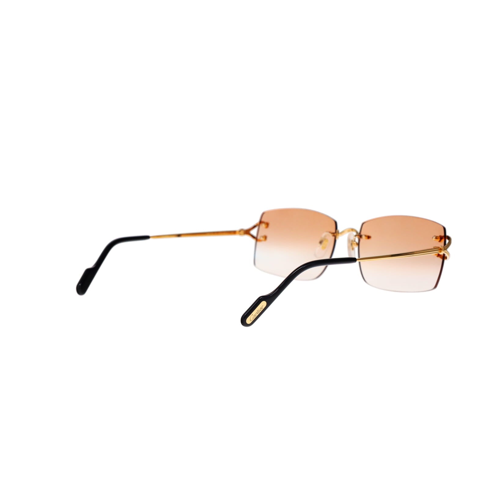 Cartier Custom Double C Godron Gold Brooklyn Sunglasses by MEG