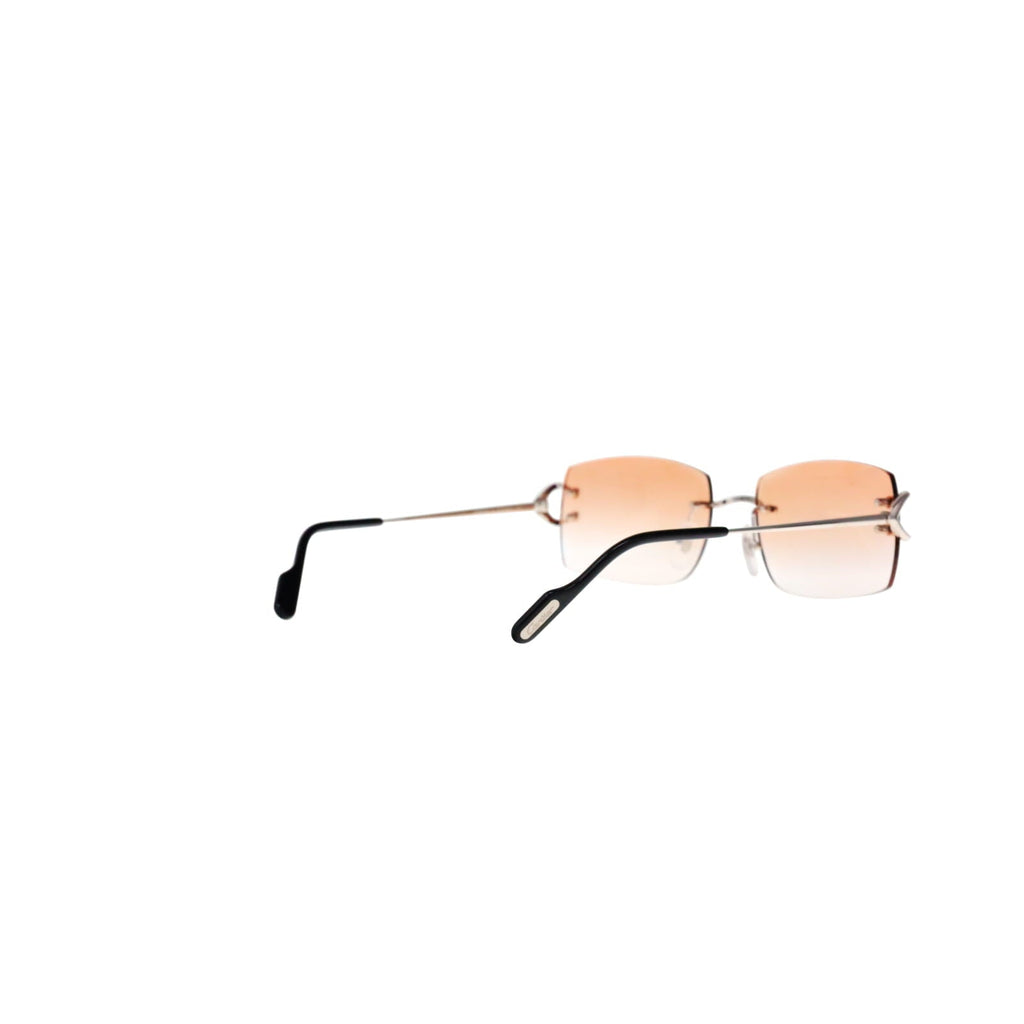 Cartier Custom Vintage Double C Brooklyn Platinum Sunglasses by MEG