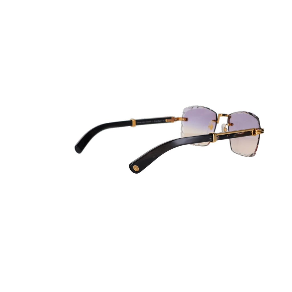 Cartier Custom Première de Cartier Black Sunglasses by MEG