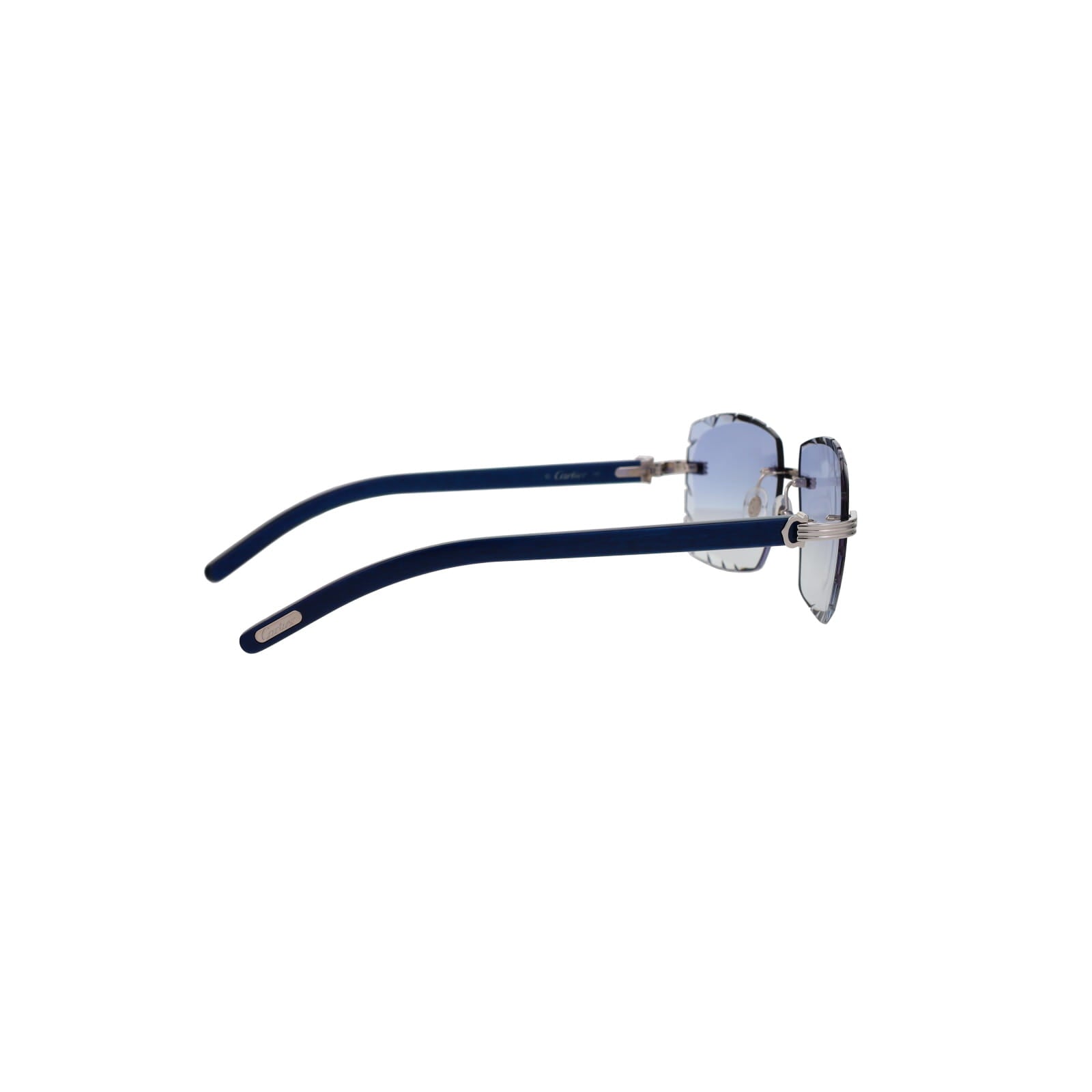 Cartier Custom Première C Horn and Wood Sunglasses by MEG