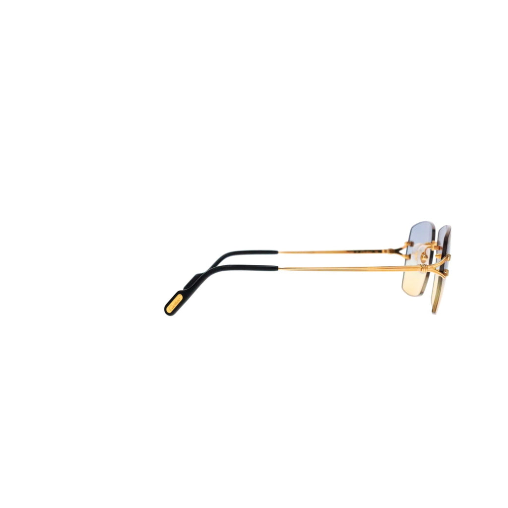 Cartier Custom Double C Godron Gold Mykonos Sunglasses by MEG