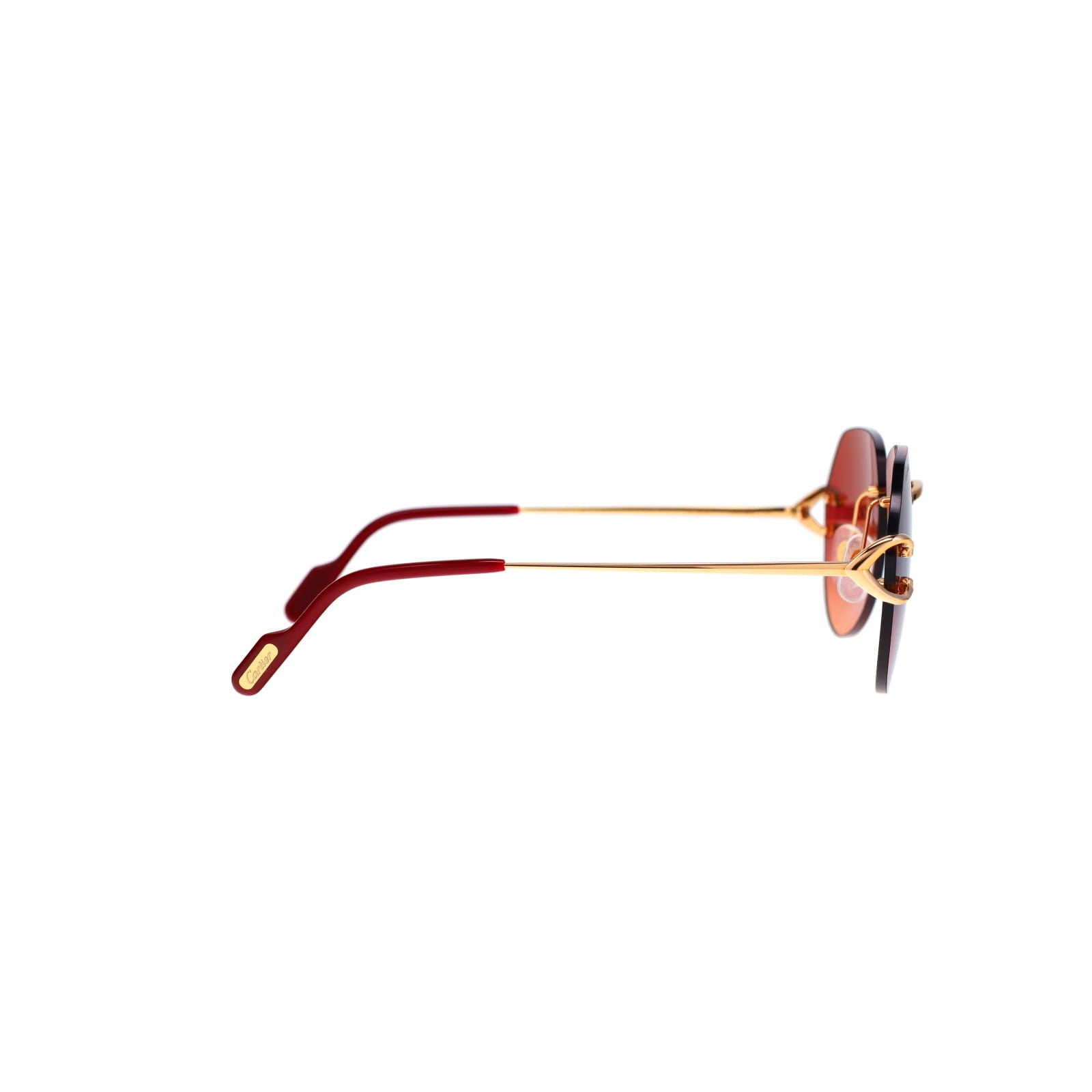 Cartier Custom Vintage Double C Gold Sunglasses by MEG