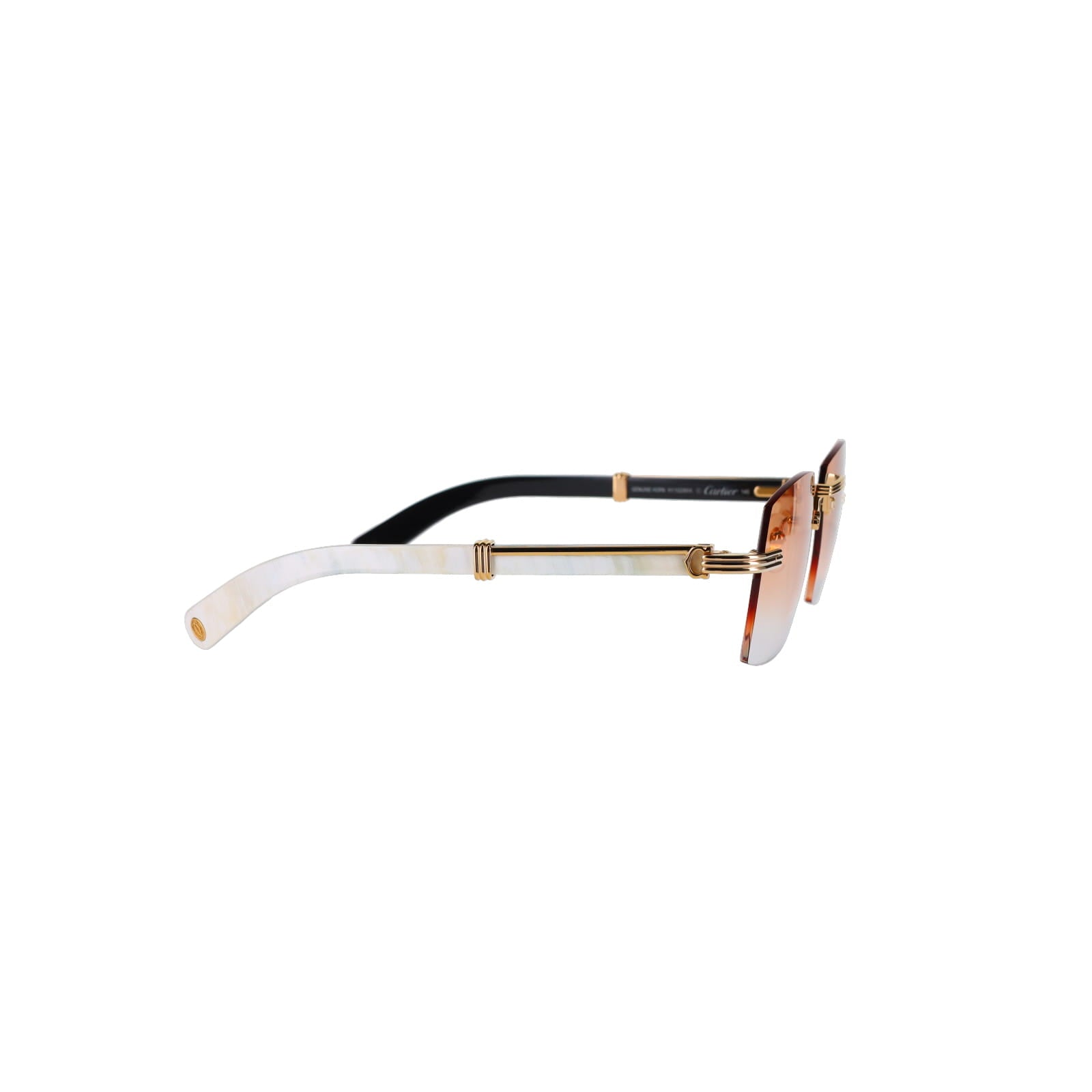 Cartier Custom Première de Cartier White Sunglasses by MEG