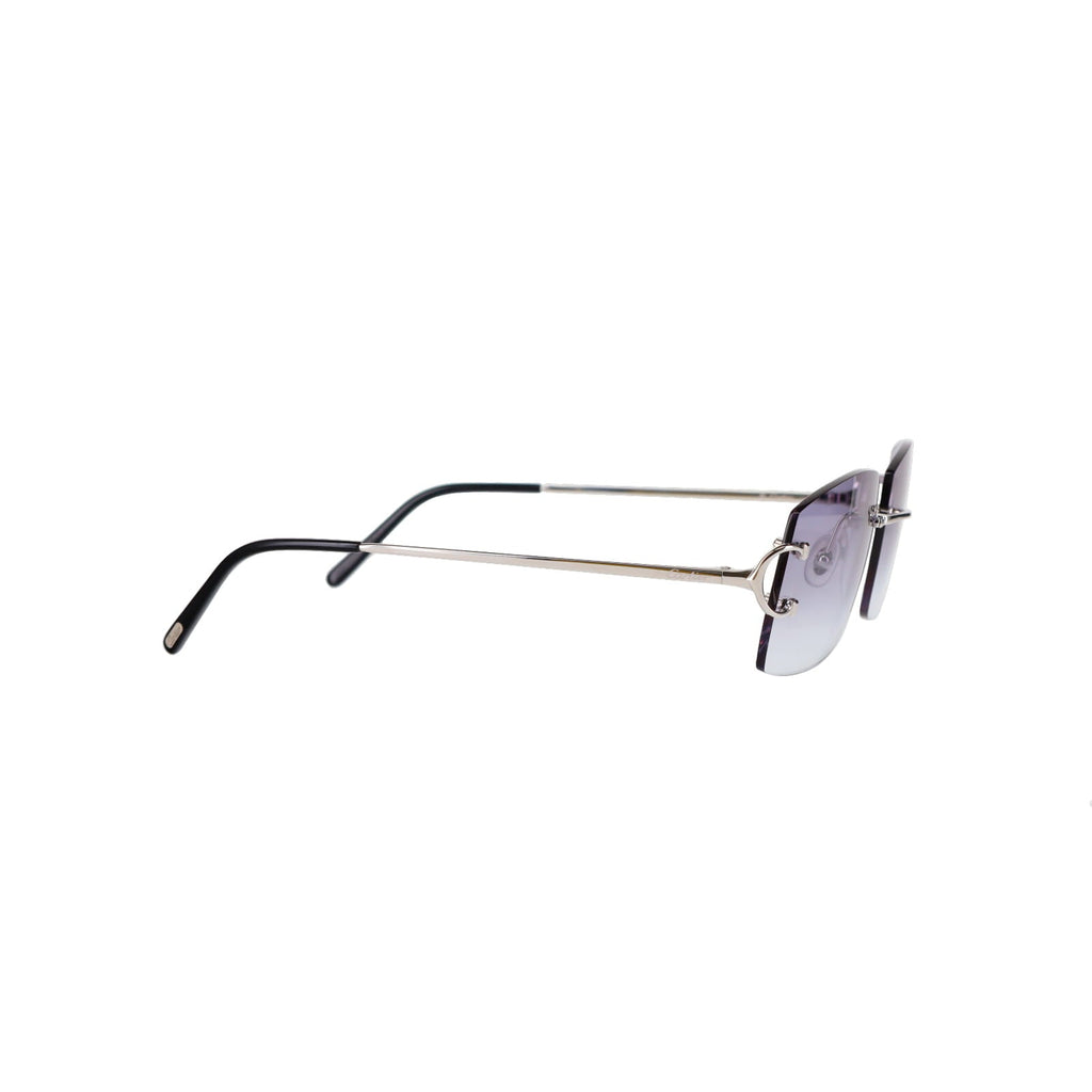 Cartier Custom Double C Brooklyn Platinum Sunglasses by MEG