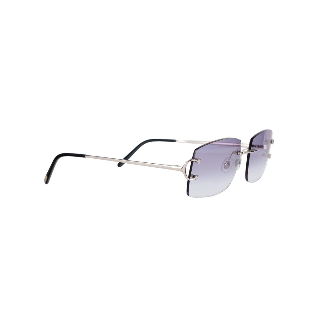 Cartier Custom Double C Brooklyn Platinum Sunglasses by MEG