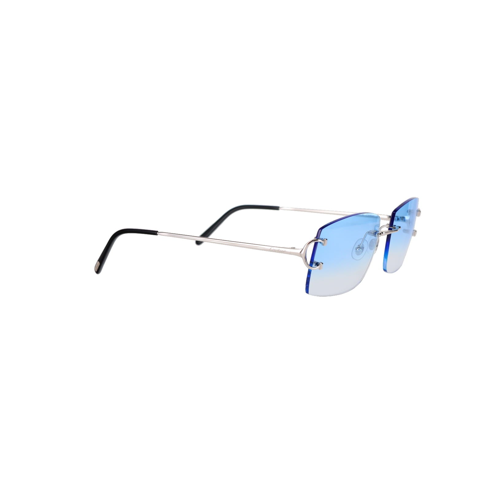 Cartier Custom Double C Brooklyn Platinum Sunglasses by MEG