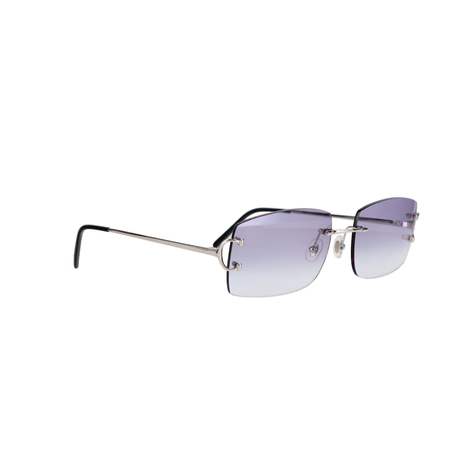 Cartier Custom Double C Brooklyn Platinum Sunglasses by MEG
