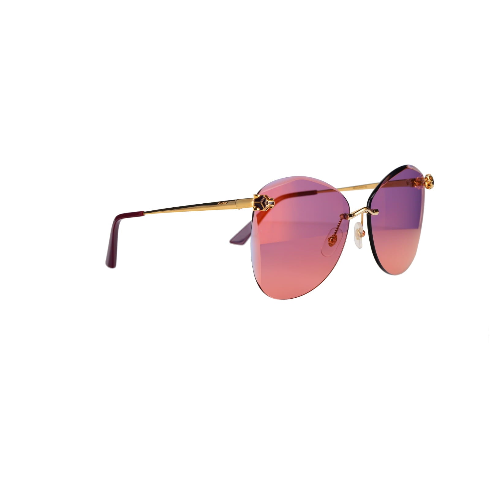 CT0398S Cat-eye Panthère Sunglasses