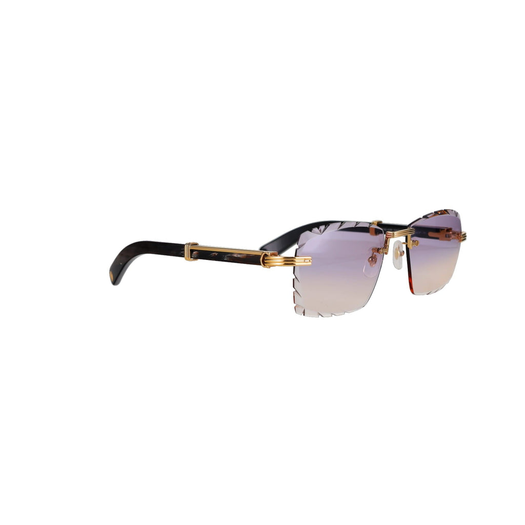 Cartier Custom Première de Cartier Black Sunglasses by MEG