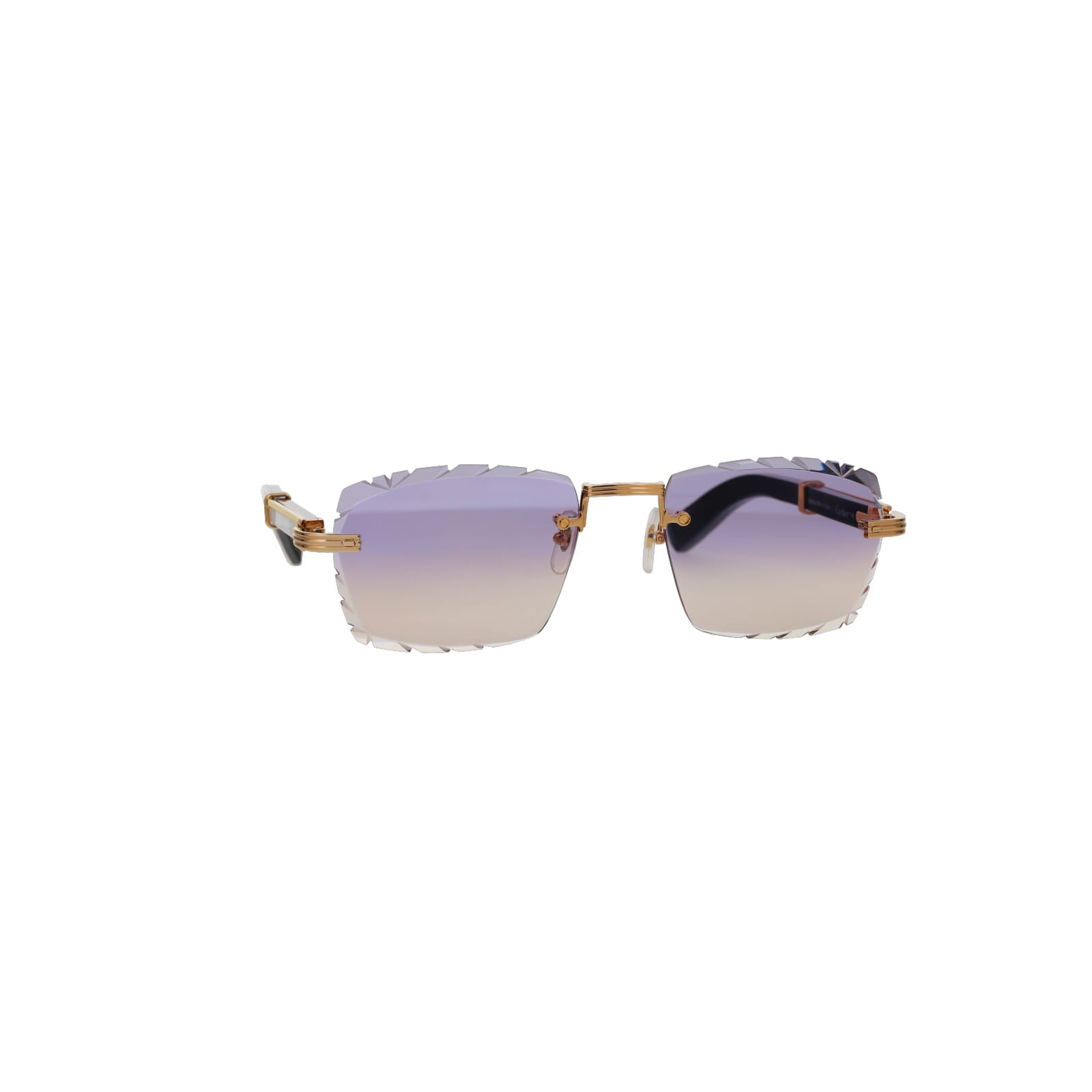Cartier Custom Première de Cartier White Sunglasses by MEG