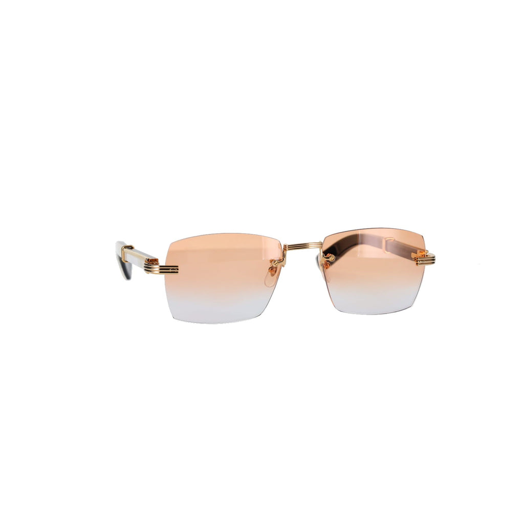 Cartier Custom Première de Cartier White Sunglasses by MEG