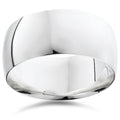 10mm Dome High Polished Wedding Band 950 Platinum Size Selectable