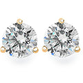 .40Ct Round Brilliant Cut Natural Diamond Stud Earrings in 14K Gold Martini Setting