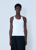 Jean Paul Gaultier Women Ribbed Tank Top With Metallic Hardware