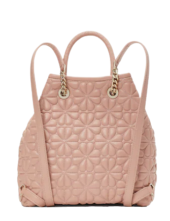 Kate Spade New York Bloom Quilted Leather Medium Drawstring Backpack