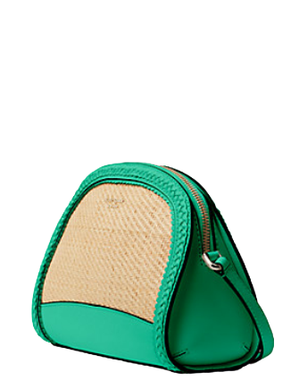 Kate Spade New York Reiley Straw Dome Crossbody