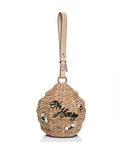 Kate Spade New York Down the Rabbit Hole Wicker Beehive Clutch