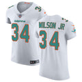 Jeff Wilson Jr White Men's Miami Dolphins 34 Jersey