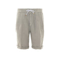 Brunello Cucinelli Men Linen Gabardine Bermuda