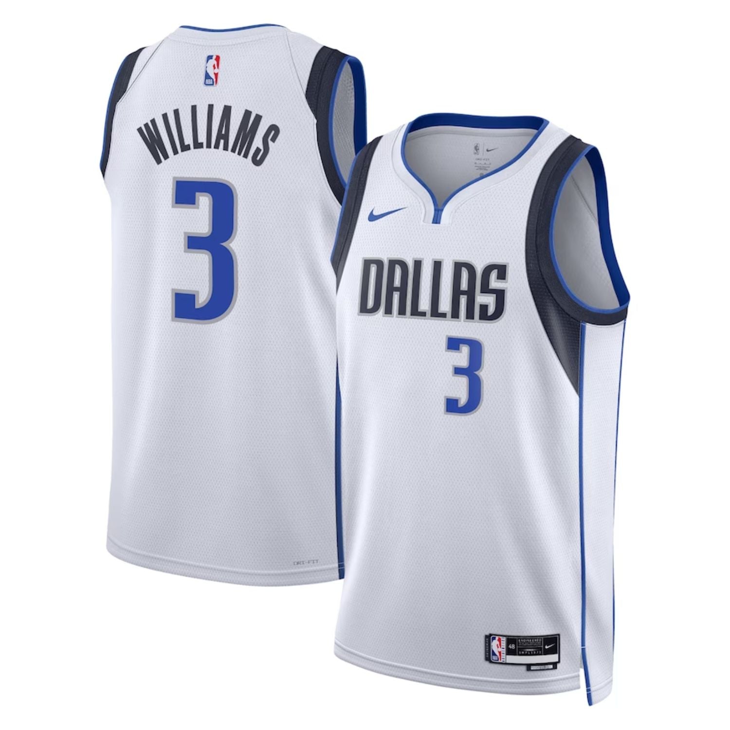 Grant Williams Dallas Mavericks 3 Jersey