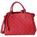 Louis Vuitton Montaigne MM Monogram Empreinte Handbag M41194 Cerise