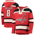 Alexander Ovechkin Washington Capitals '47 Player Name & Number Lacer Pullover Hoodie