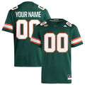 Miami Hurricanes Custom Alternate Premier Football Jersey - Green